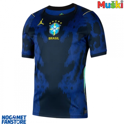 Brazil Gostujuci Dres SP 2026 Kratak Rukav